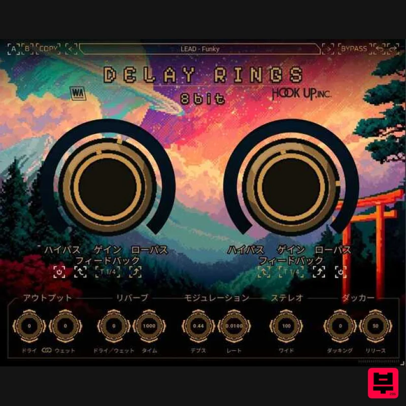 W. A. Production Delay Rings 8bit - Delay