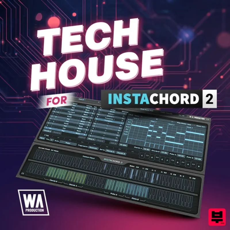 W. A. Production Tech House for InstaChord 2 - Expansion Packs