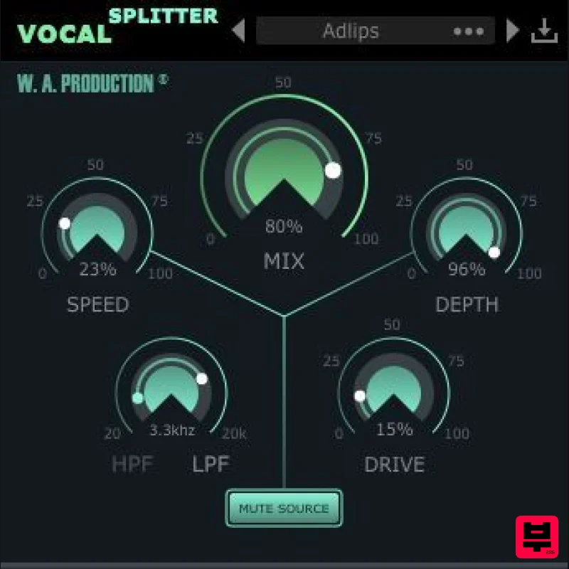 W. A. Production Vocal Splitter - Vocal Processing