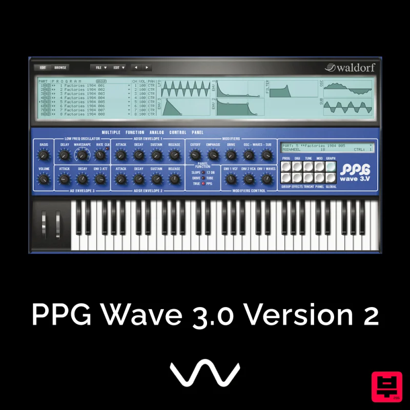 Waldorf PPG Wave 3.0 Version 2 - Synth