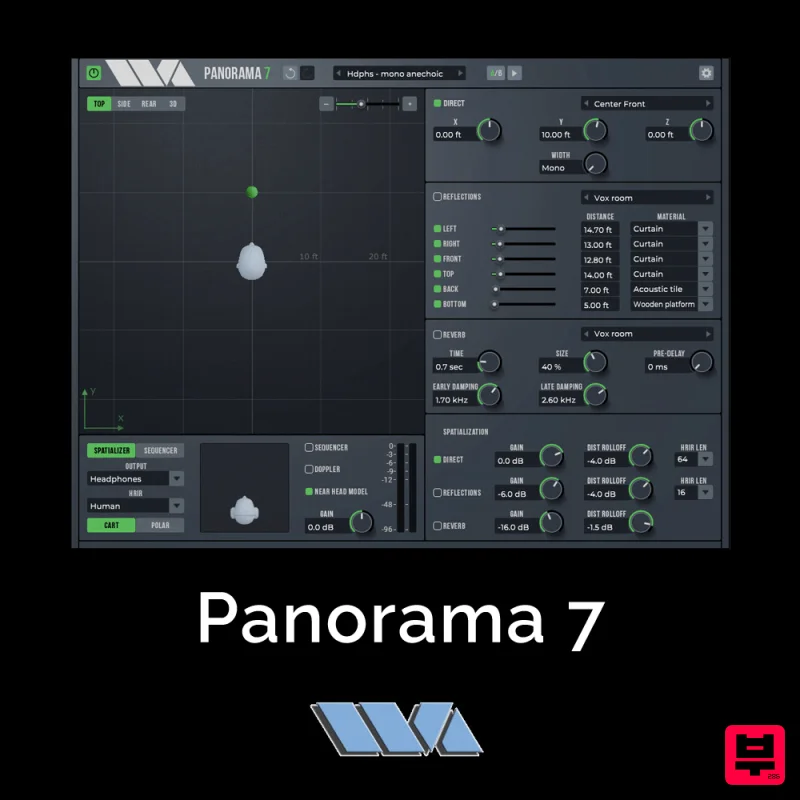Wave Arts Panorama 7 - Binaural Panner