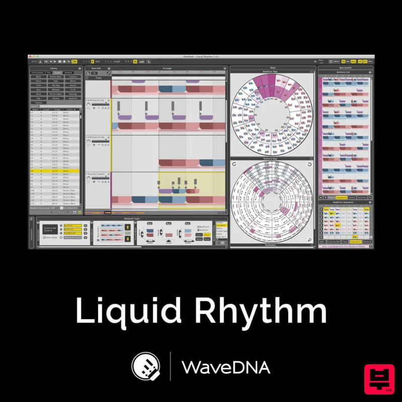 WaveDNA Liquid Rhythm - Drum Machine