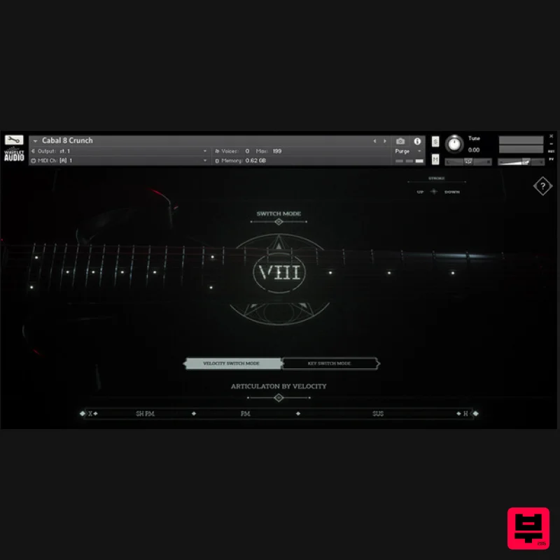 Wavelet Audio Cabal 8 Elements: Crunch - Kontakt Instrument
