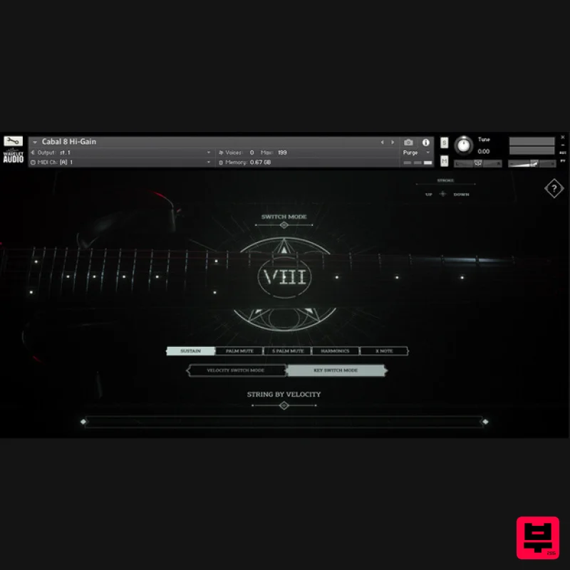 Wavelet Audio Cabal 8 Elements: Hi-Gain - Kontakt Instrument