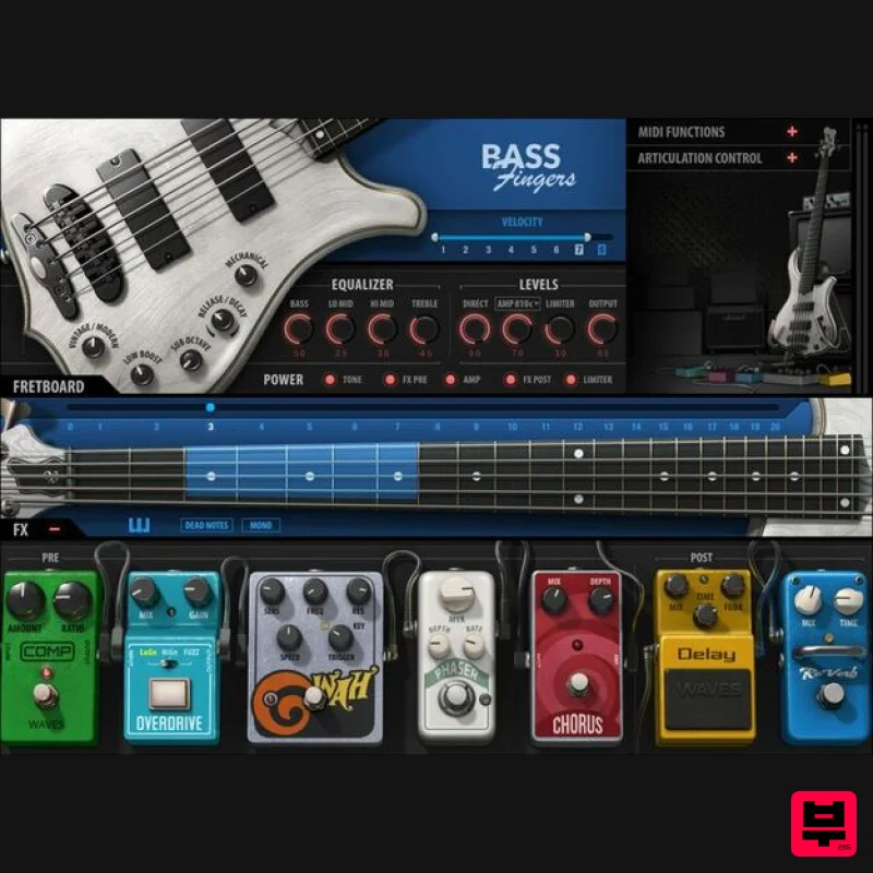 Waves Bass Fingers - Virtual Instruments