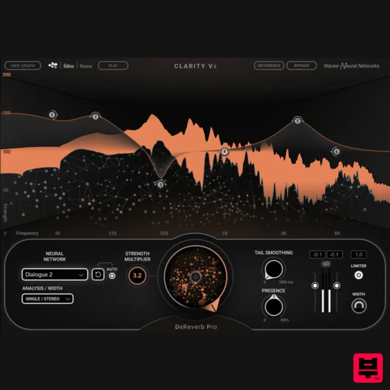 Waves Clarity Vx DeReverb Pro - Audio Restoration