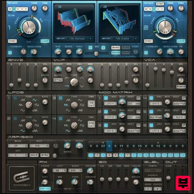 Waves Codex Wavetable Synth - Synth
