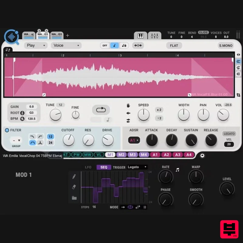 Waves CR8 Creative Sampler - Sampler