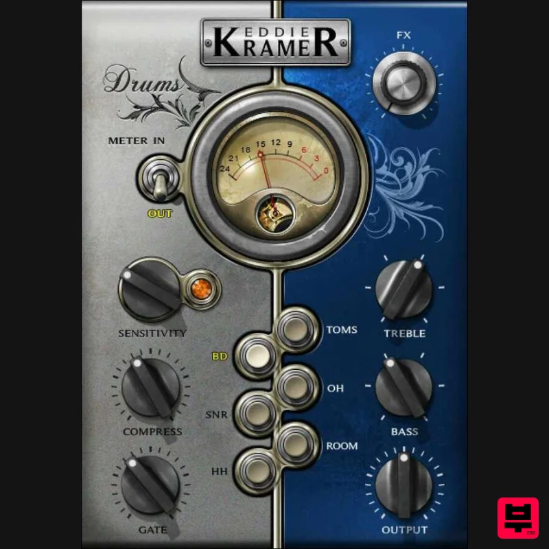 Waves Eddie Kramer Drum Channel - Drum FX
