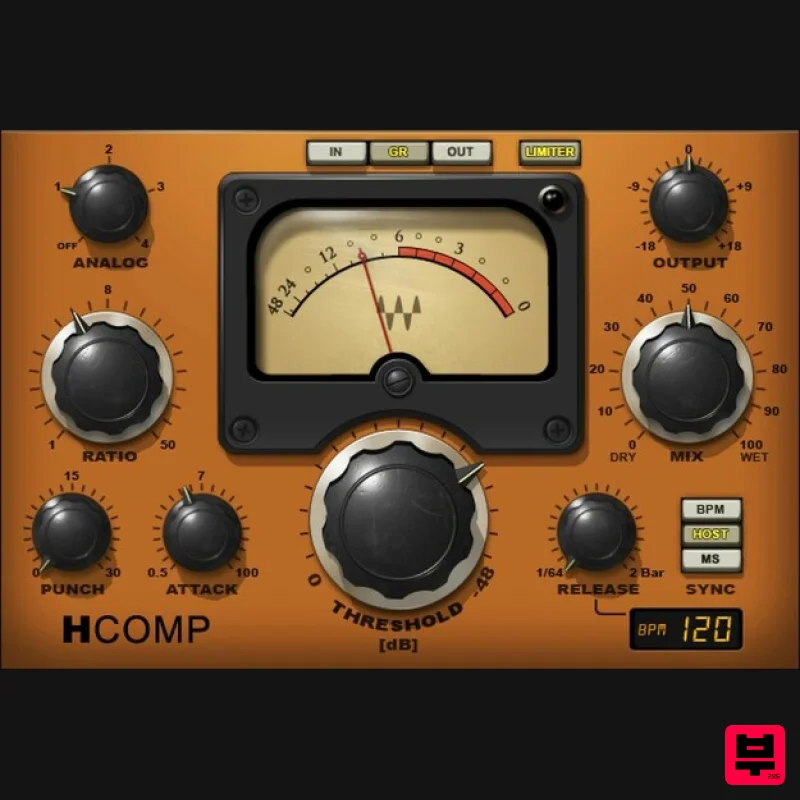 Waves H-Comp Hybrid Compressor - Professional Music Instrument Photo