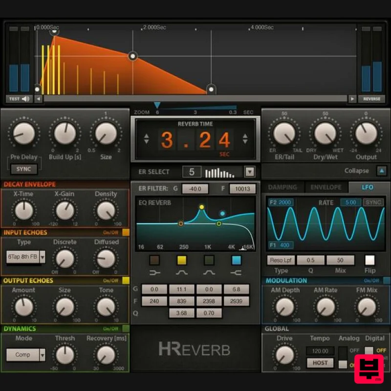 Waves H-Reverb Hybrid Reverb - Reverb