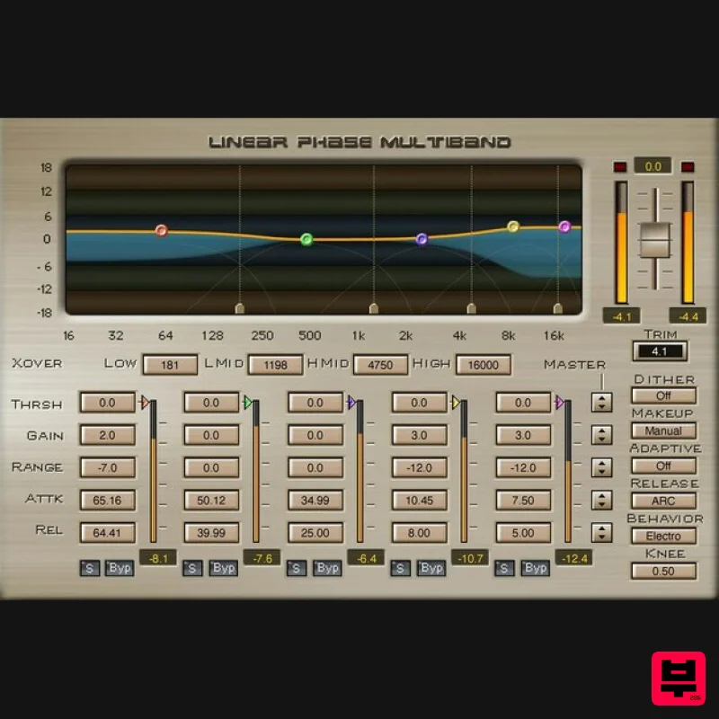 Waves Linear Phase Multiband Compressor - Compressor