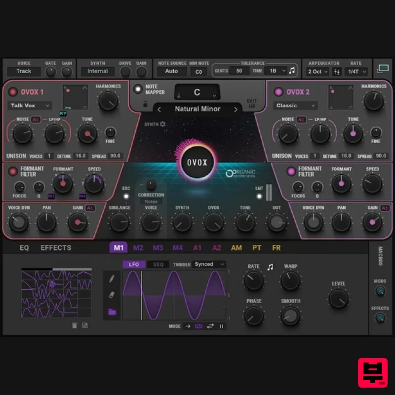 Waves OVox Vocal ReSynthesis - Vocal Processing