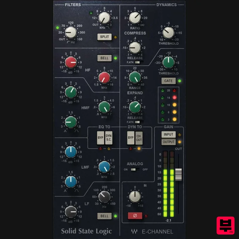 Waves SSL E-Channel - Professional Music Instrument Photo
