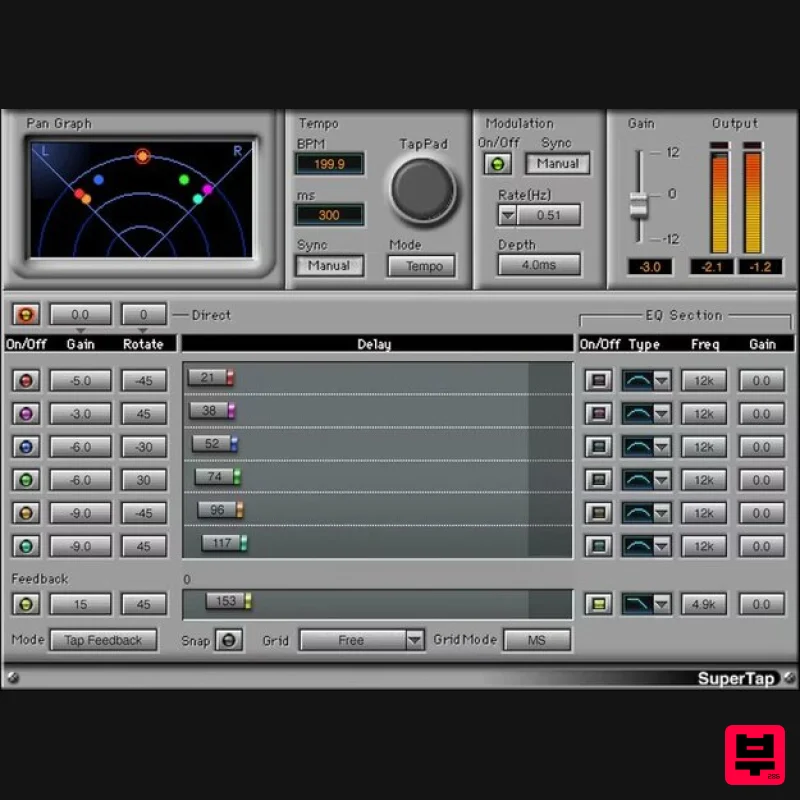 Waves SuperTap - Delay