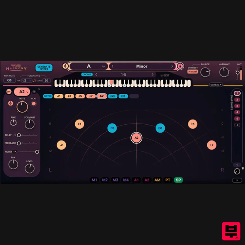 Waves Waves Harmony - Professional Music Instrument Photo