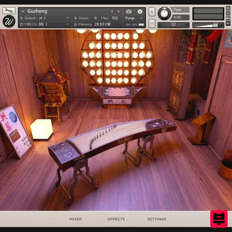 Wavesfactory Guzheng - Kontakt Instrument