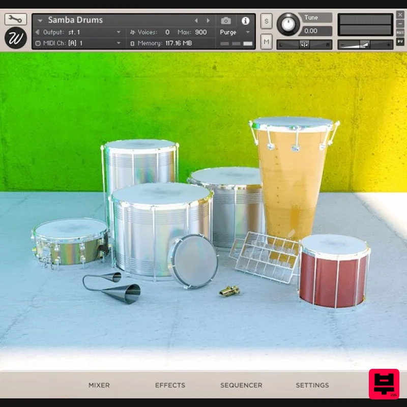 Wavesfactory Samba Drums - Kontakt Instrument