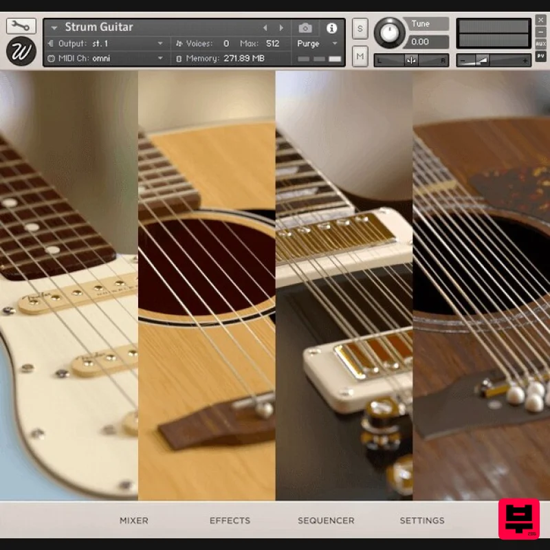 Wavesfactory Strum Guitar - Kontakt Instrument