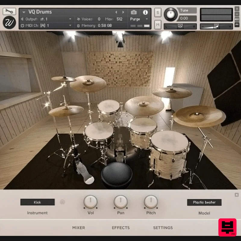 Wavesfactory VQ Drums - Kontakt Instrument