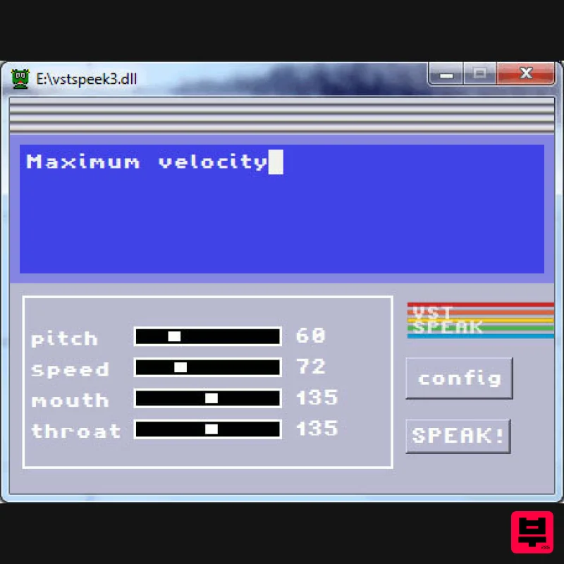 Wavosaur VST Speek - Synth