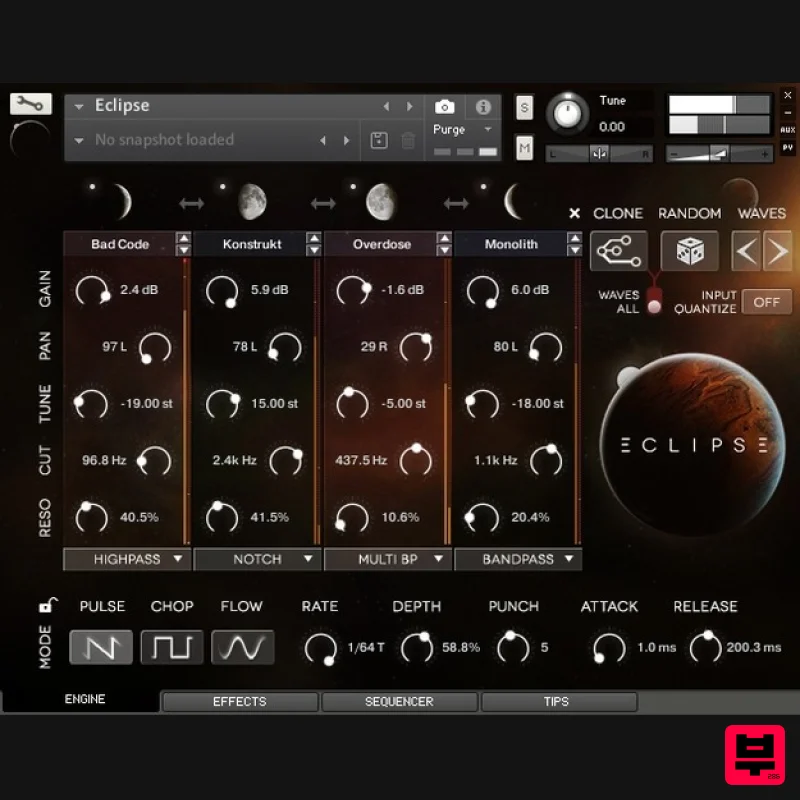 Wide Blue Sound ECLIPSE - Kontakt Instrument