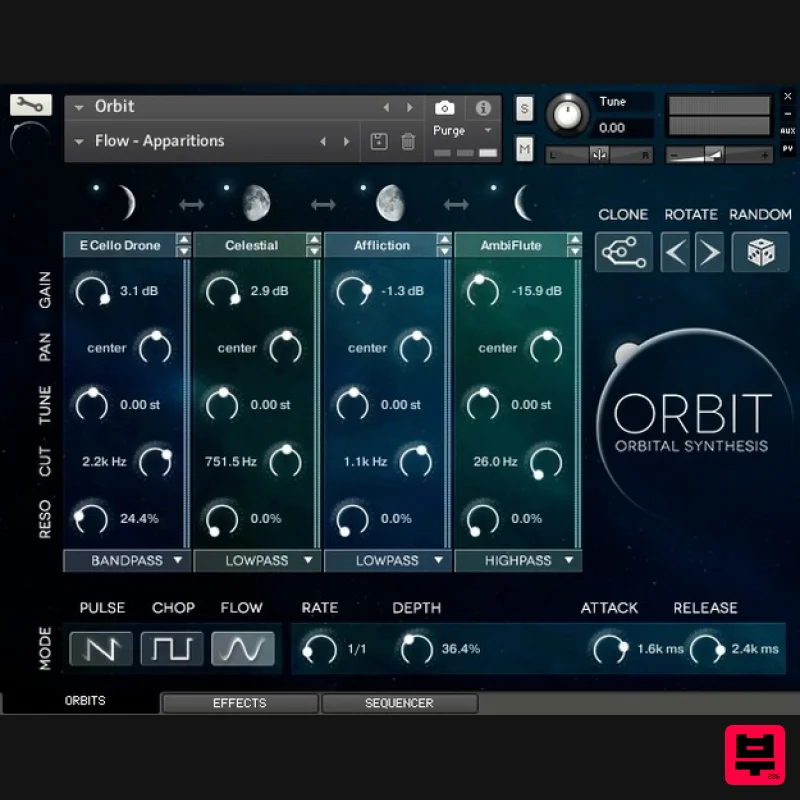 Wide Blue Sound ORBIT - Kontakt Instrument