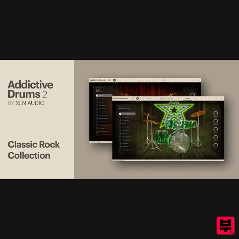 XLN Audio Addictive Drums 2: Classic Rock Collection - Expansion Packs