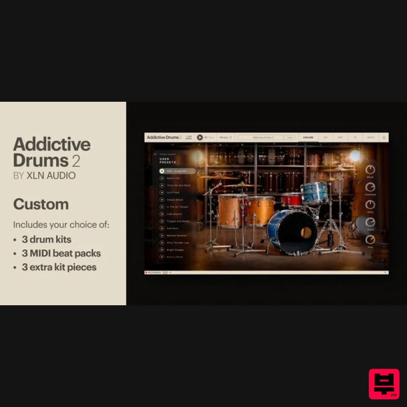 XLN Audio Addictive Drums 2: Custom Collection - Complete Collection