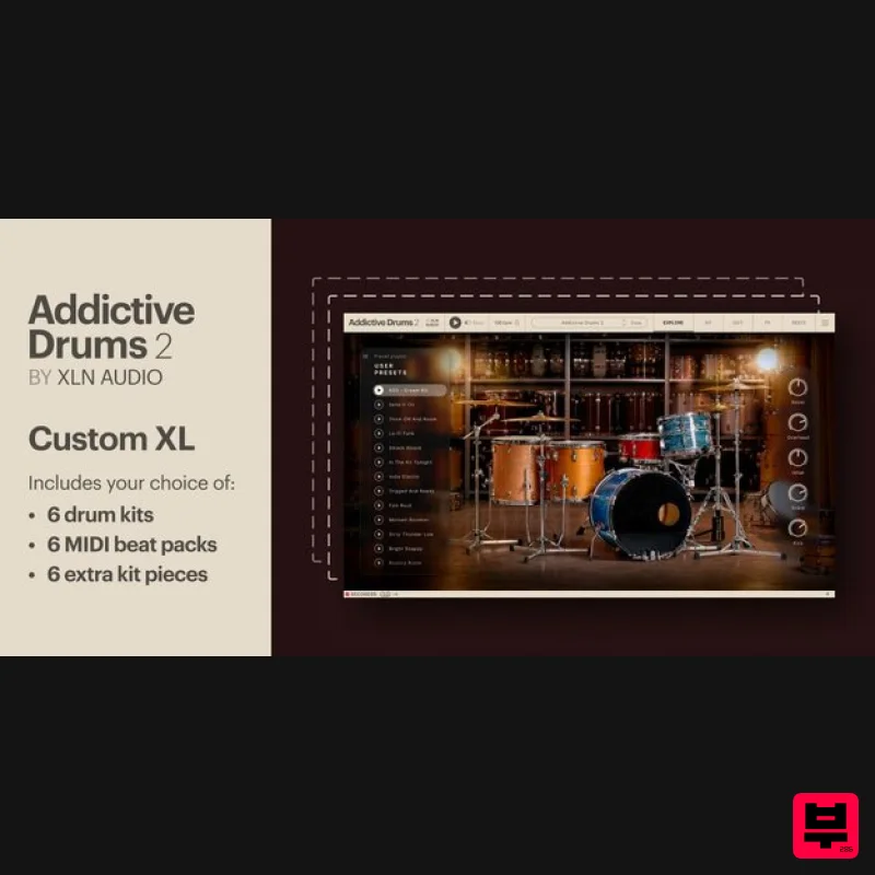 XLN Audio Addictive Drums 2: Custom XL Collection - Complete Collection