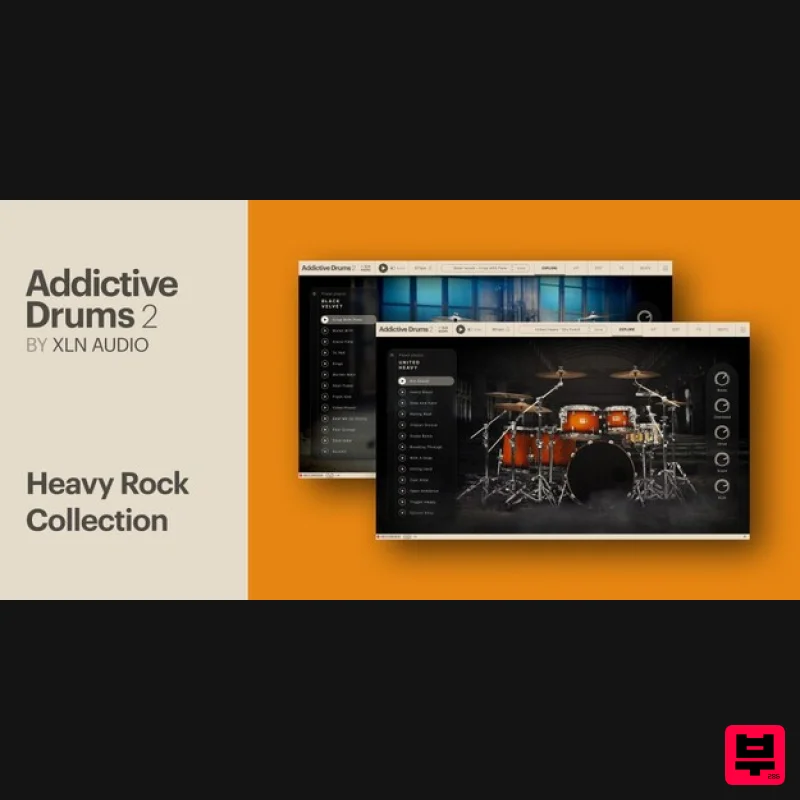 XLN Audio Addictive Drums 2: Heavy Rock Collection - Expansion Packs