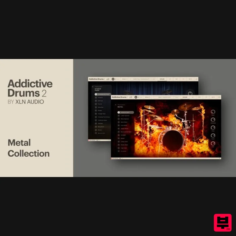 XLN Audio Addictive Drums 2: Metal Collection - Expansion Packs