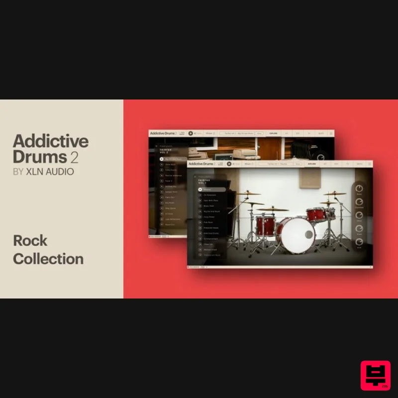 XLN Audio Addictive Drums 2: Rock Collection - Expansion Packs