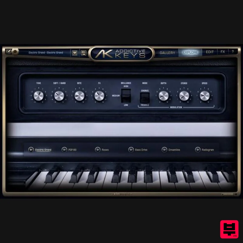 XLN Audio Addictive Keys: Electric Grand - Virtual Instruments