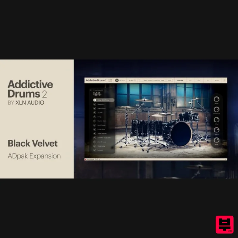 XLN Audio Black Velvet ADpak - Expansion Packs