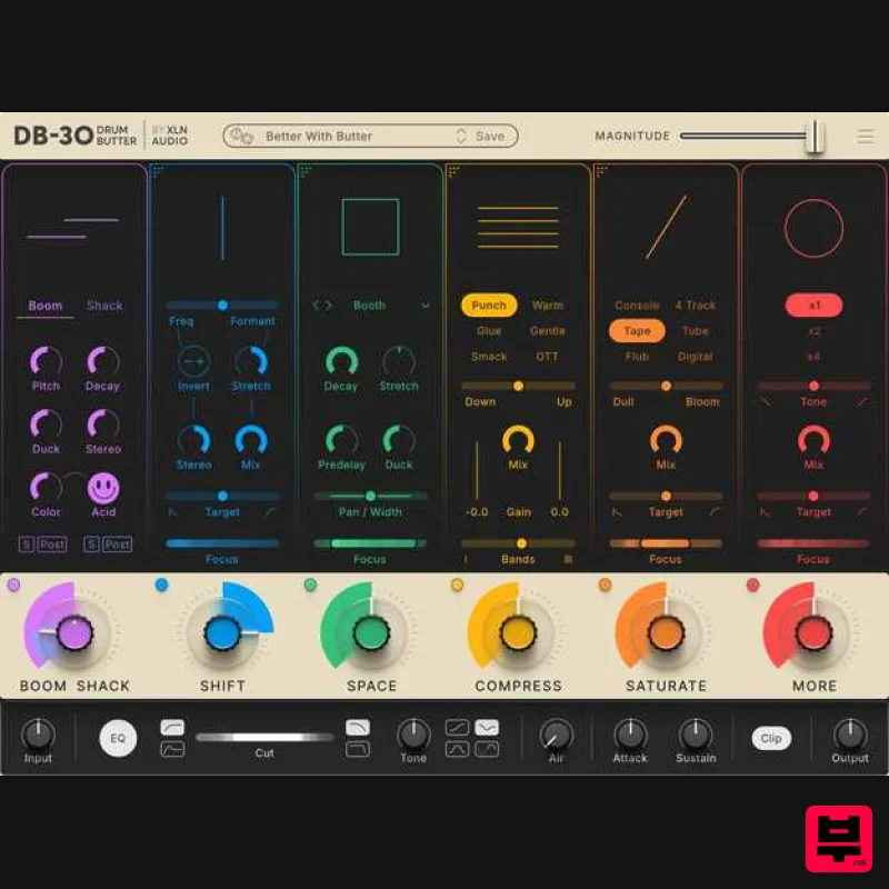 XLN Audio DB-30 Drum Butter - Drum FX