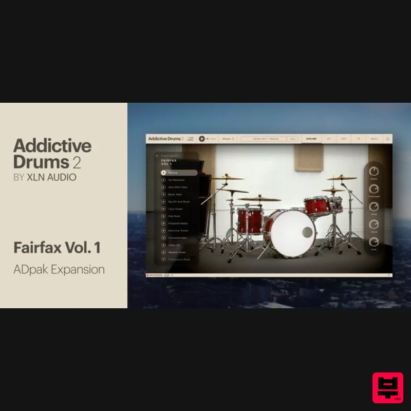 XLN Audio Fairfax Vol. 1 ADpak - Expansion Packs