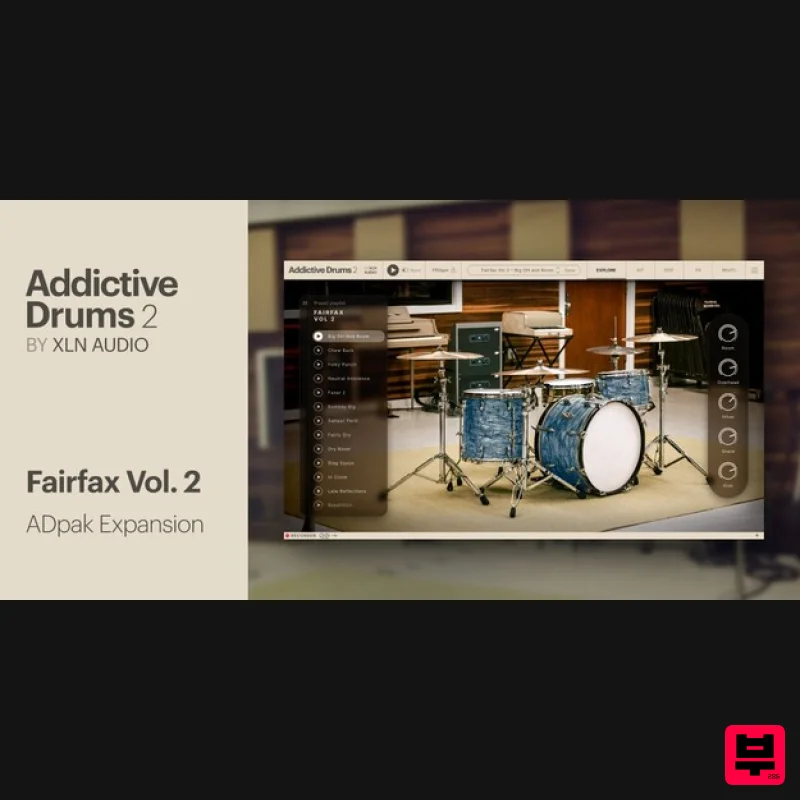 XLN Audio Fairfax Vol. 2 ADpak - Expansion Packs