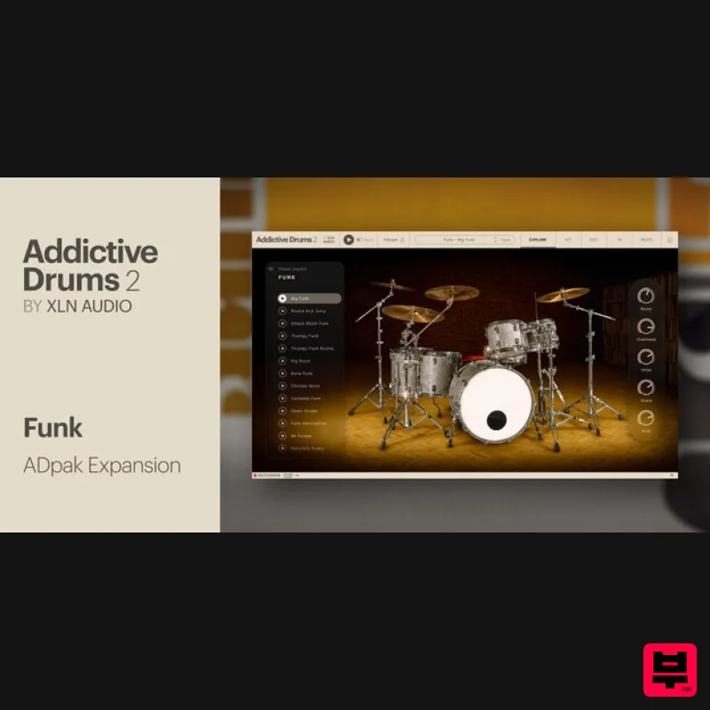 XLN Audio Funk ADpak - Expansion Packs