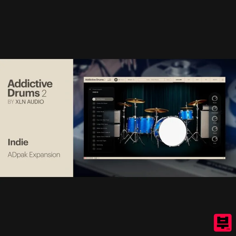 XLN Audio Indie ADpak - Expansion Packs