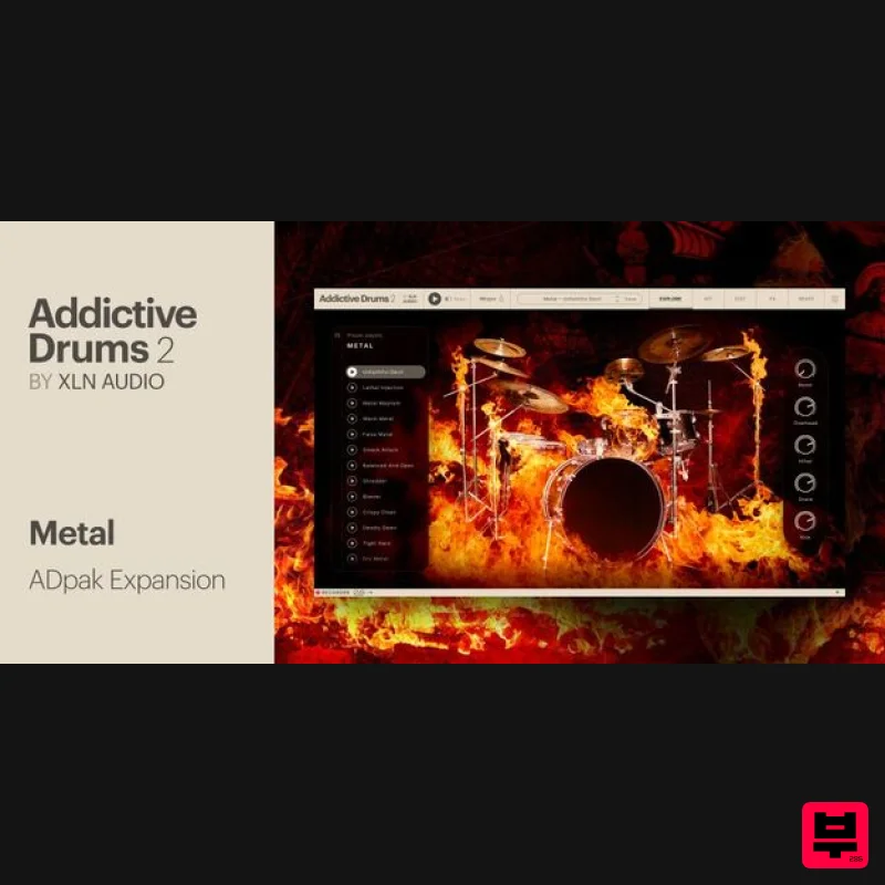 XLN Audio Metal ADpak - Expansion Packs