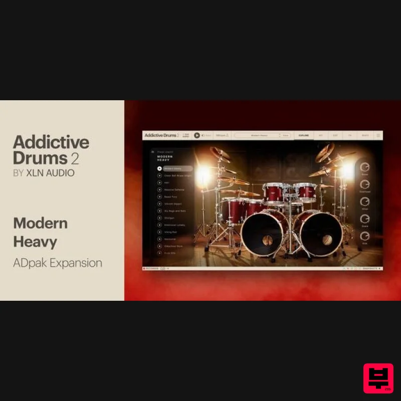 XLN Audio Modern Heavy ADpak  - Expansion Packs