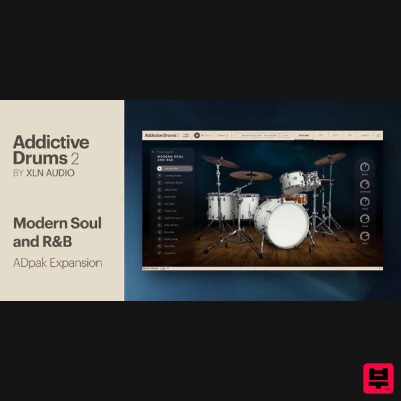 XLN Audio Modern Soul and R&B ADpak - Expansion Packs