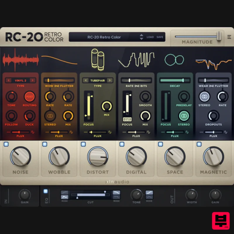 XLN Audio RC-20 Retro Color - Saturation
