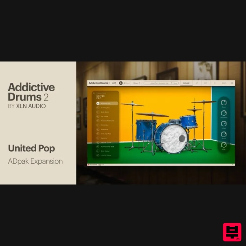 XLN Audio United Pop ADpak - Expansion Packs