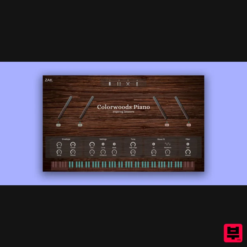 ZAK Sound Colorwoods Piano - Synth