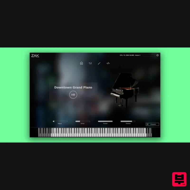 ZAK Sound Downtown Grand Piano - Synth