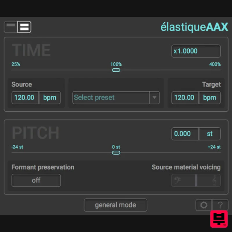 zplane élastiqueAAX - Utility
