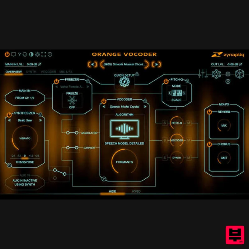 Zynaptiq ORANGE VOCODER IV - Vocoder