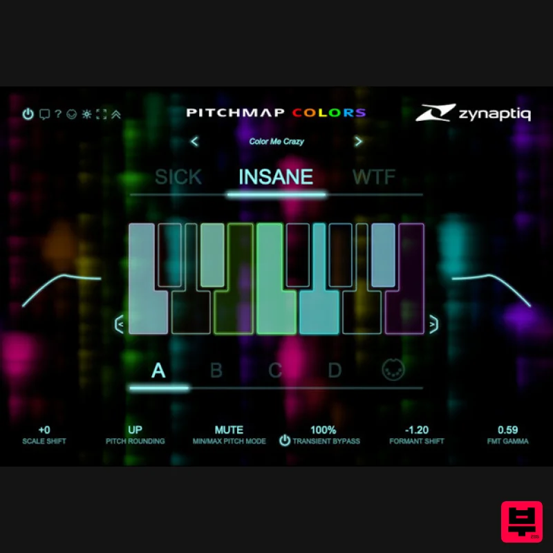 Zynaptiq PITCHMAP::COLORS - Vocoder
